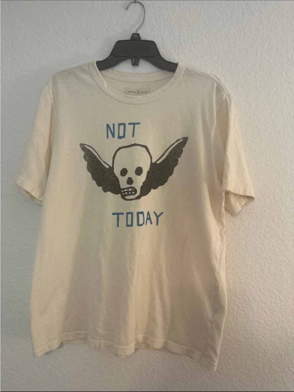 imogene + willie Cream 'Not Today' Graphic Tee